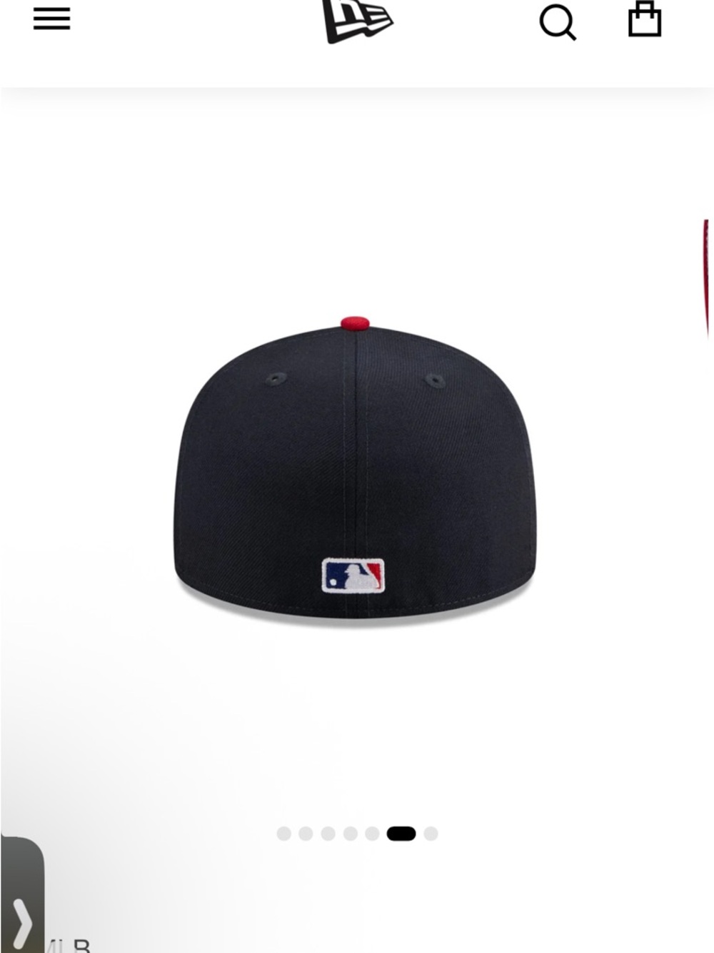 Fear of God Essentials Navy 59FIFTY Fitted 7 1/4 - Picture 3 of 13